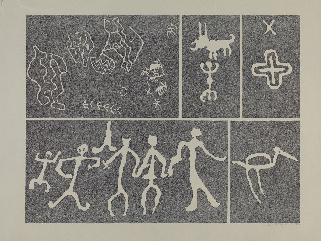 Petroglyph - Djur av Lala Eve Rivol