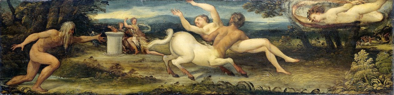 Nessus och Deianira av Lambert Sustris (attributed to)