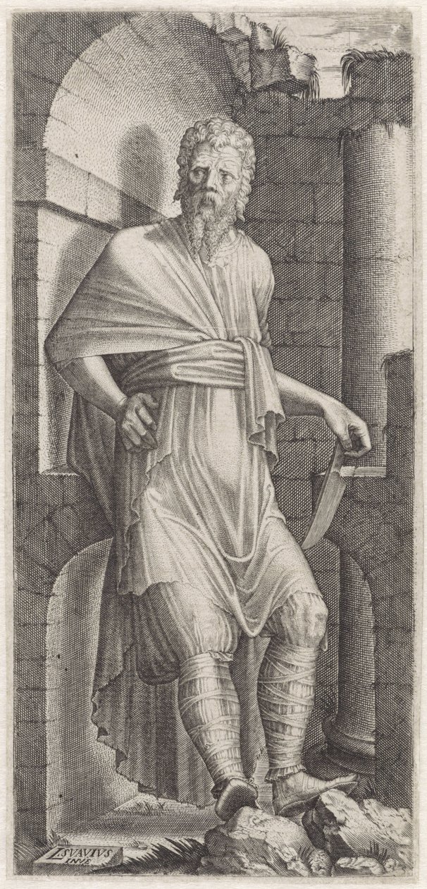 Apostel Bartolomeus Kristus, de tolv apostlarna och Paulus (serietitel) av Lambertus Suavius