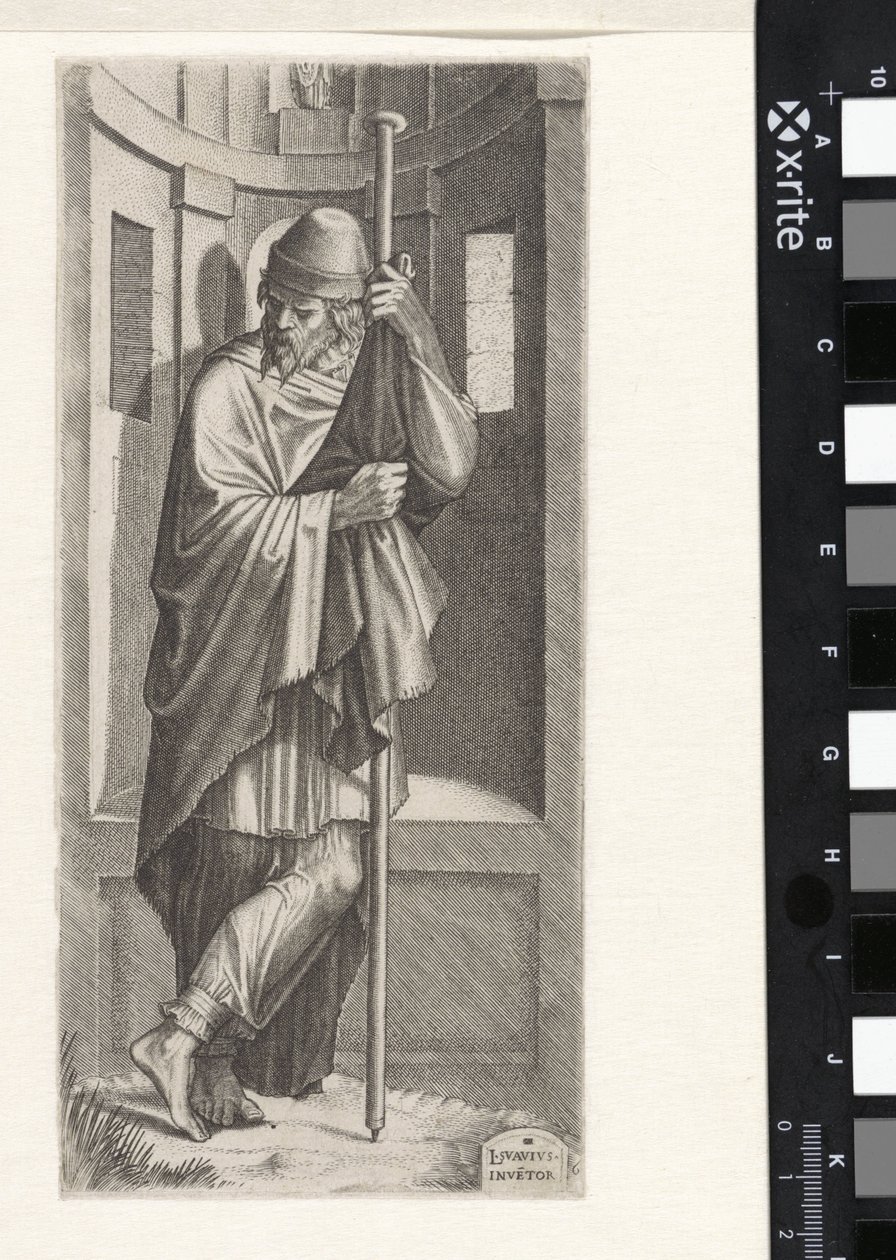 Aposteln Jakob den Större Kristus, de tolv apostlarna och Paulus (serietitel) av Lambertus Suavius