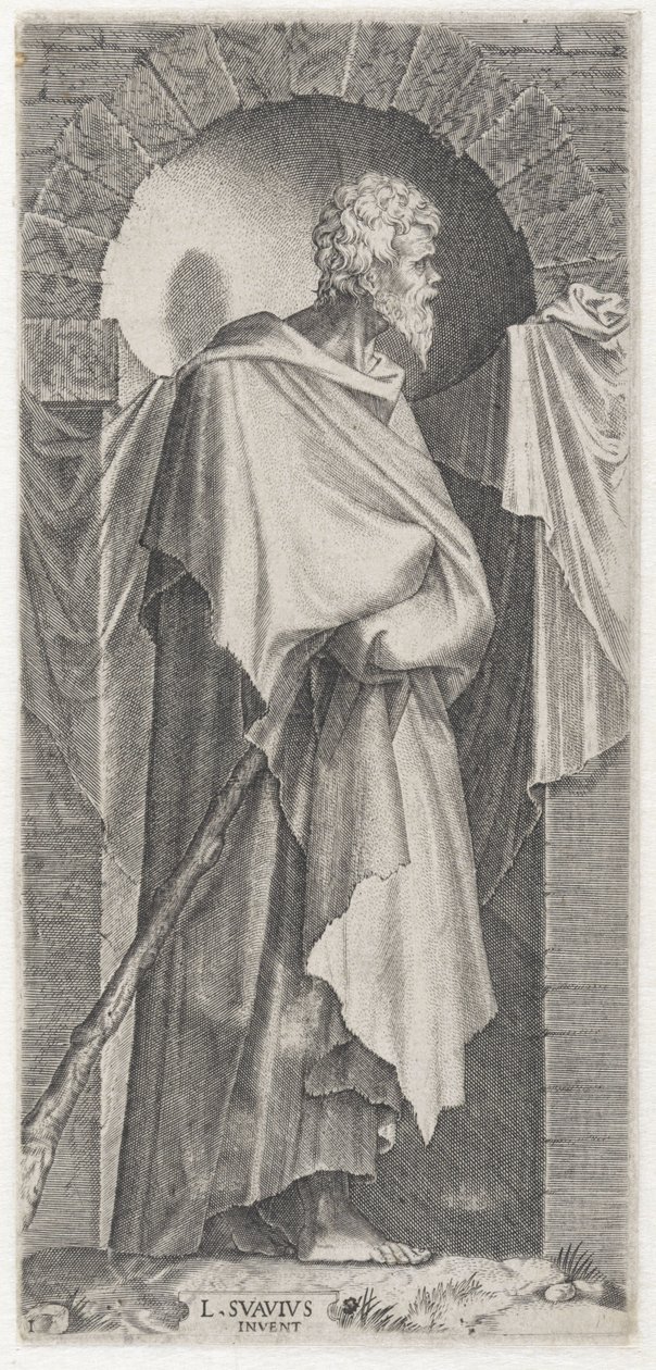Aposteln Jakob den Mindre Kristus, de tolv apostlarna och Paulus (serietitel) av Lambertus Suavius