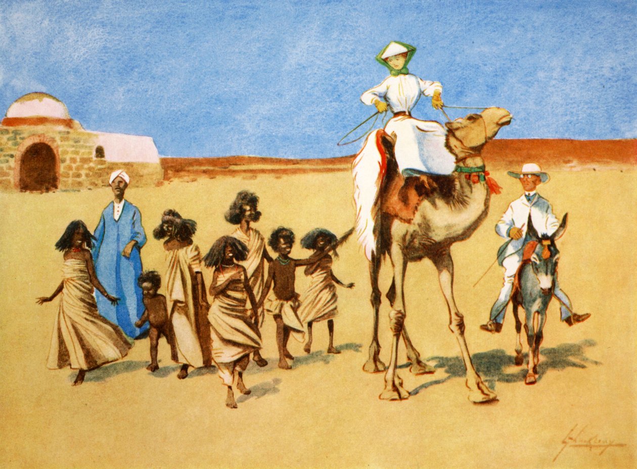 "Gollywogs of the Desert", 1908. av Lance Thackeray