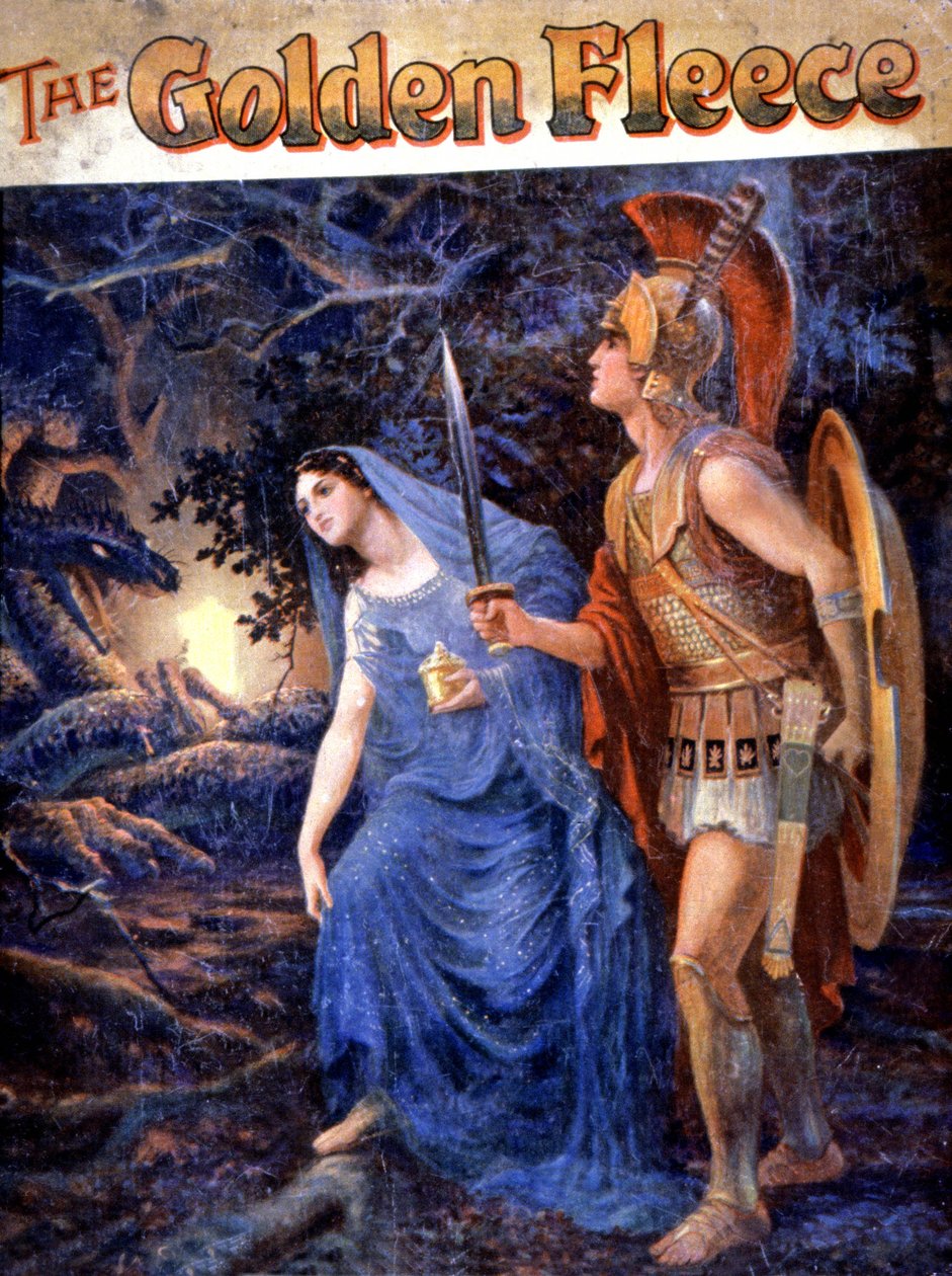 Jason och Hera, ca 1900 (illustration) av Lancelot Speed
