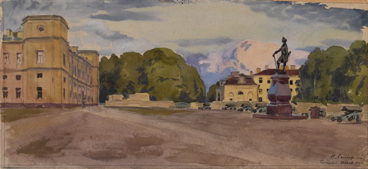 Gatchina-palatset, 1924 av Lanceray