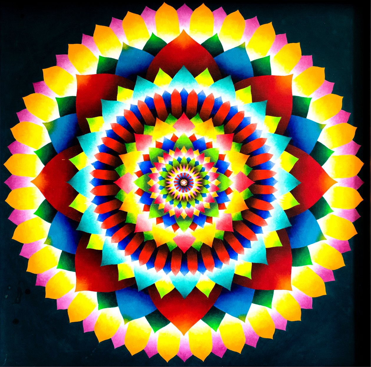 Psychedelic Mandala, 1969 av Larry Smart