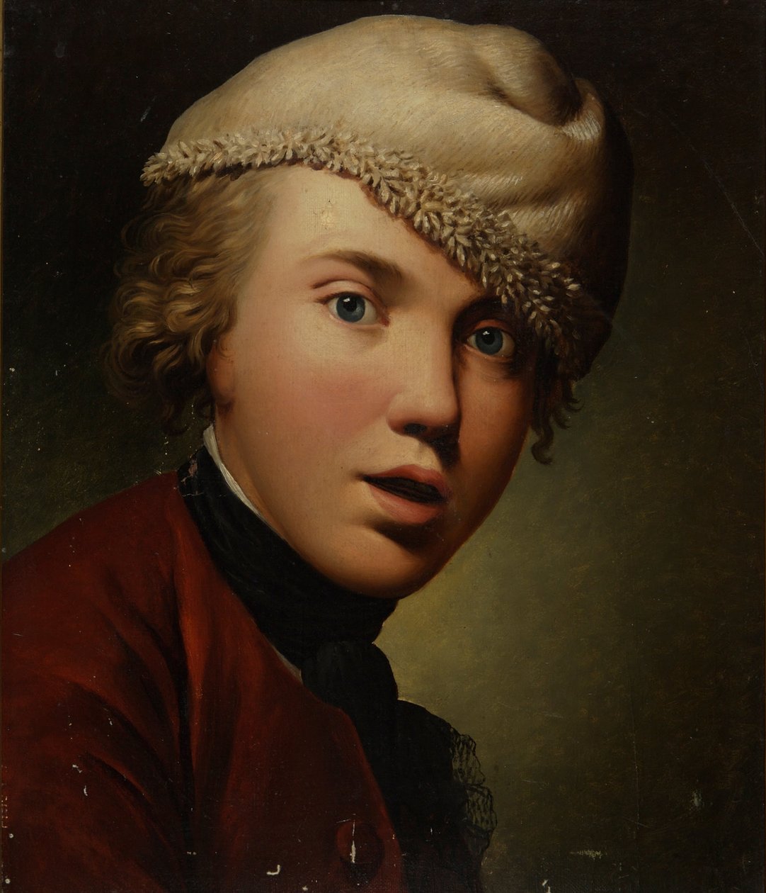 Copy of Jens Juels´ self-portrait as young av Lars Hansen
