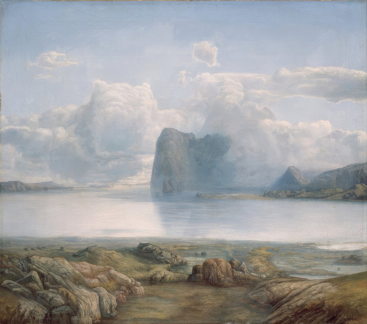 ön Borgøya av Lars Hertervig