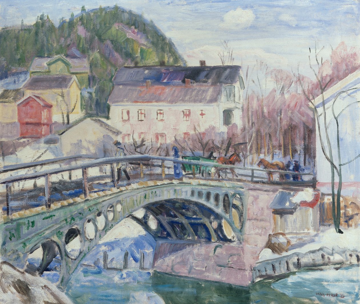 Løkkebron i Sandvika av Lars Jorde