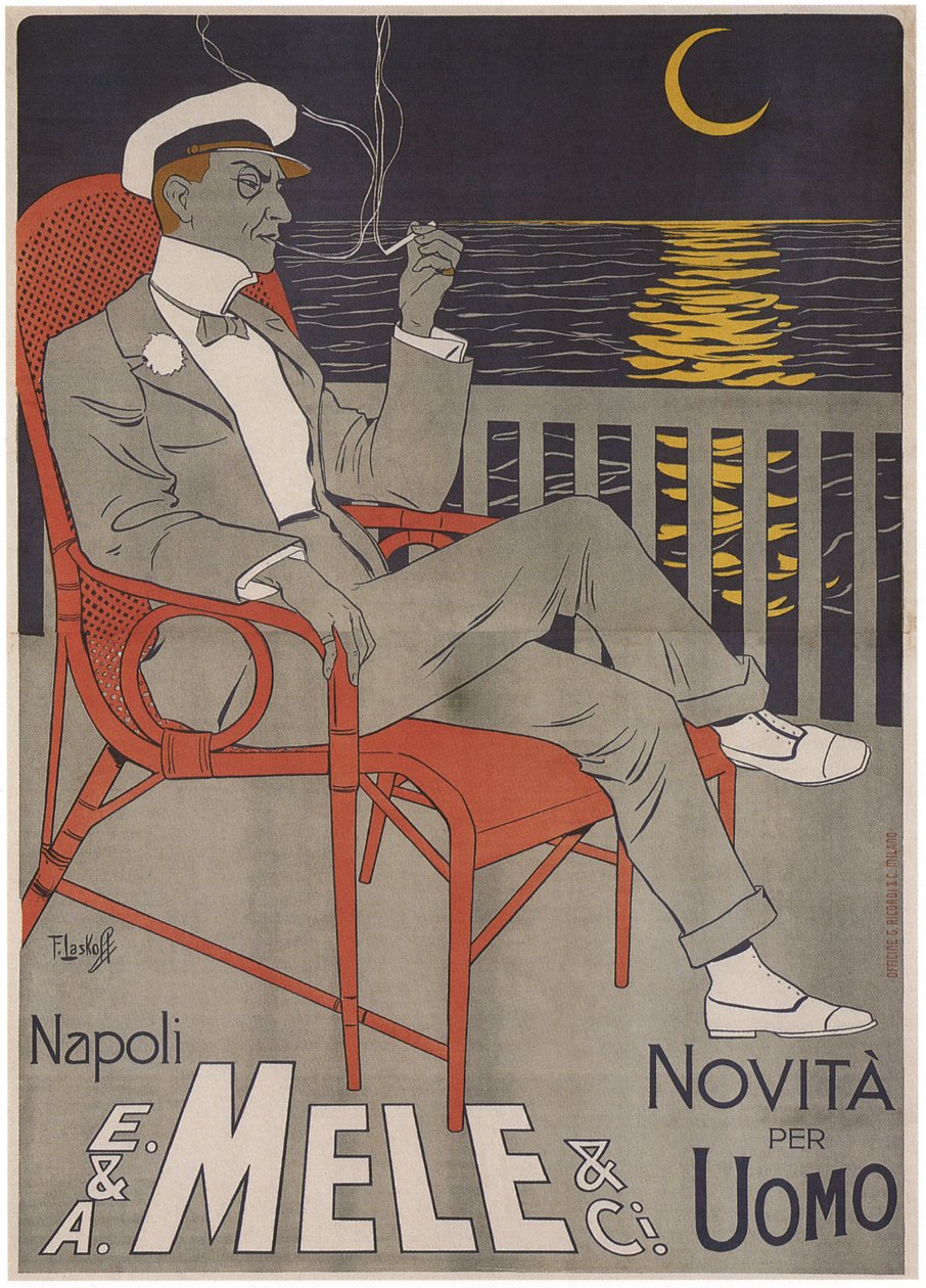 E. & A. Mele Ci., Neapel. Den nya mannen, 1900 av Laskowski