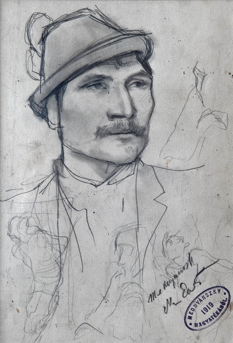  Kalapos fiunEnglish: Boy with a Hatn av Laszlo Mednyanszky