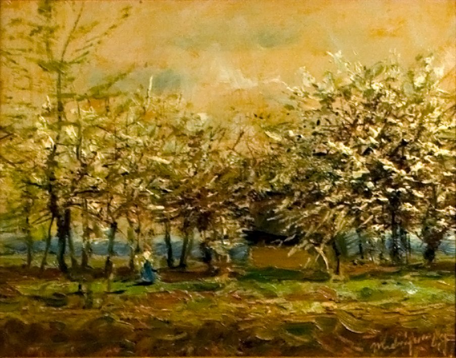 Blossoming Grove av Laszlo Mednyanszky