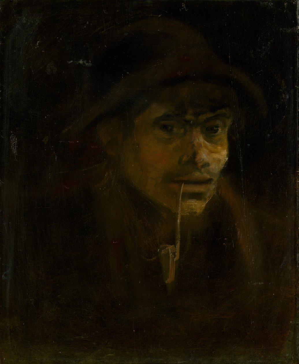 Tramp with a Pipe av Laszlo Mednyanszky