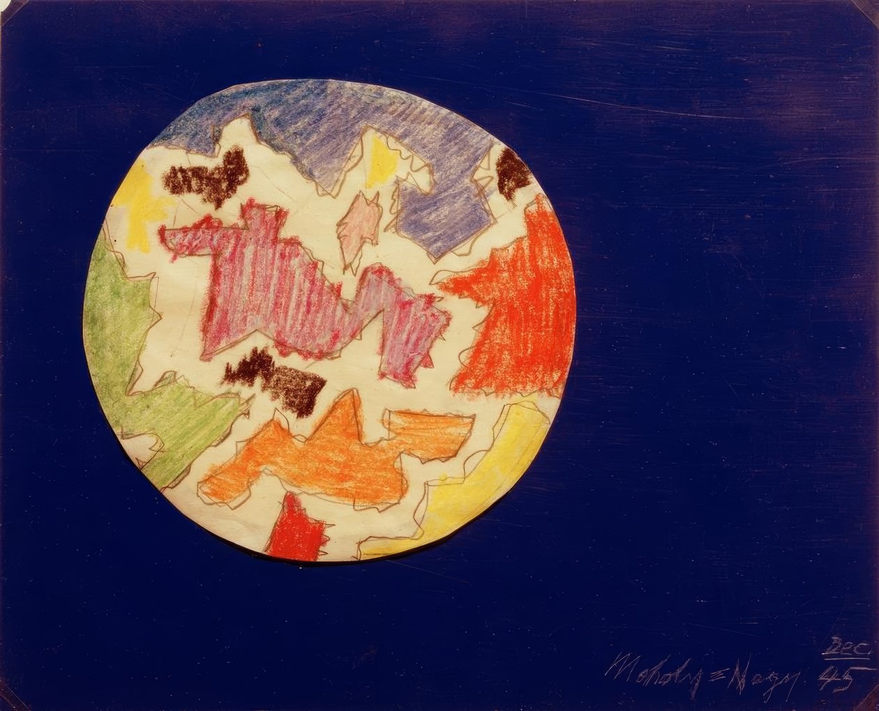 Färgexplosion av Laszlo Moholy Nagy