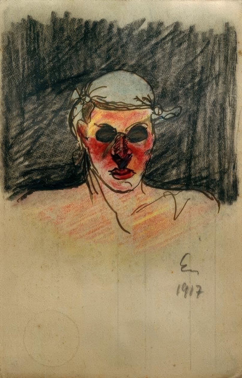 Jag (som en skadad man) av Laszlo Moholy Nagy