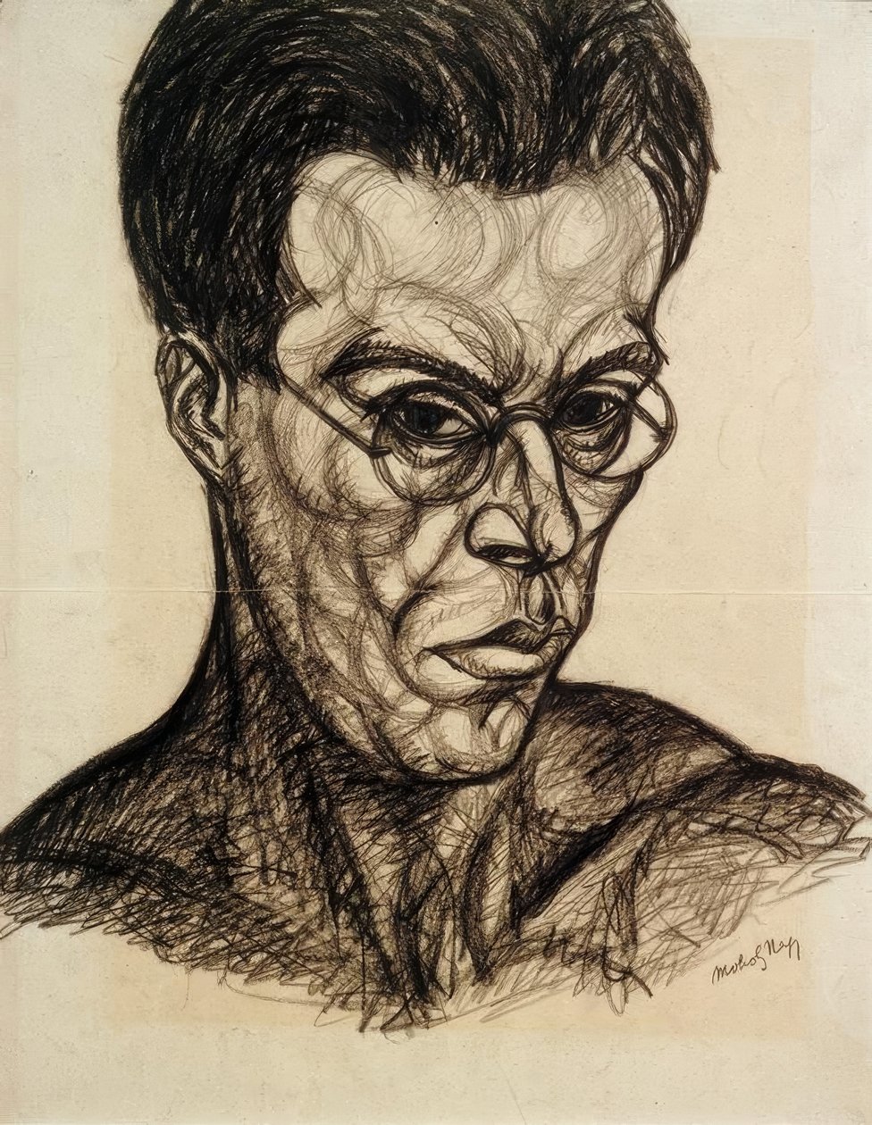 Självporträtt av Laszlo Moholy Nagy