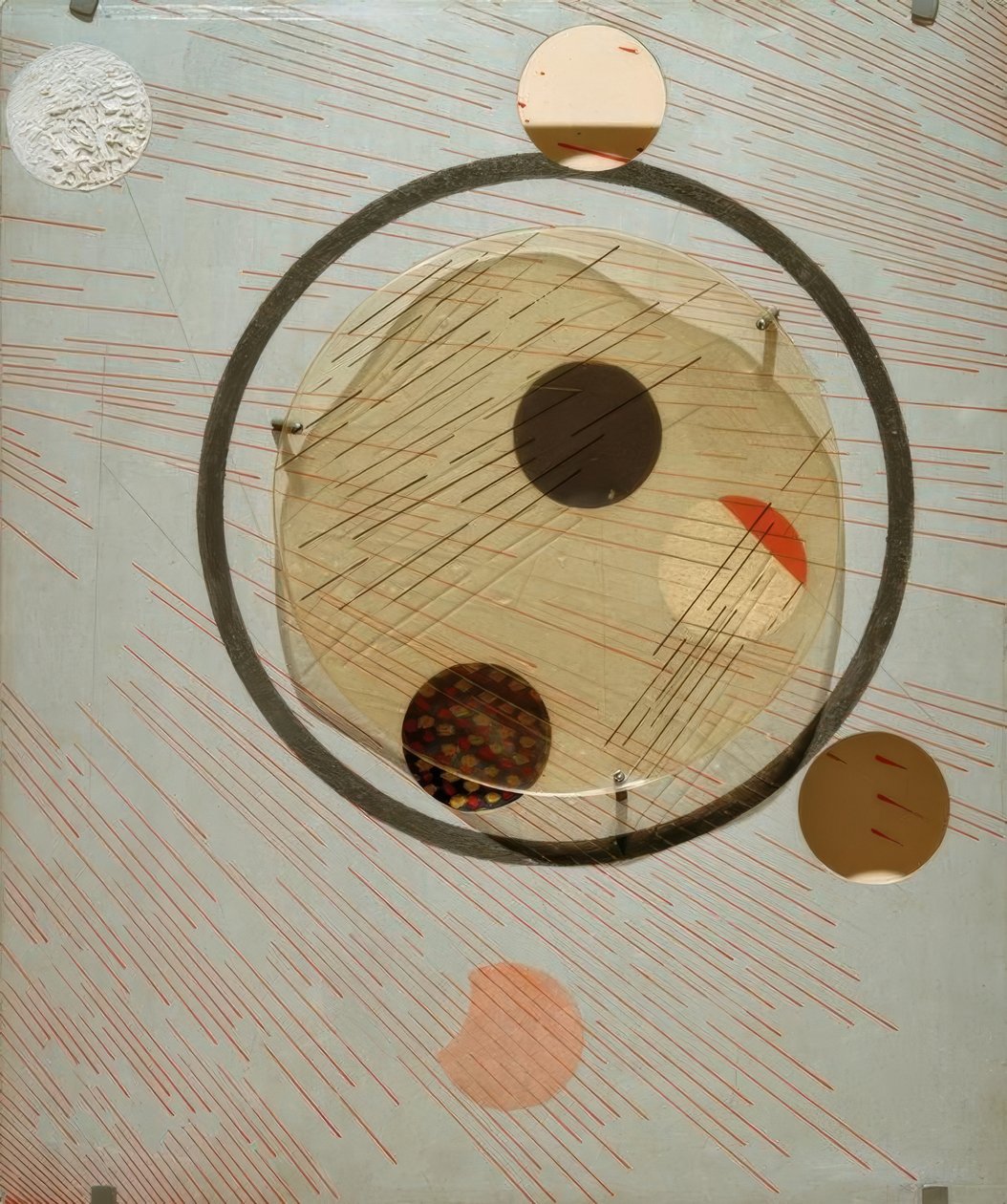 Experiment med rymdmodulator, aluminium 5 av Laszlo Moholy Nagy