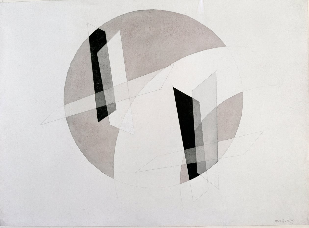 Untitled Mixed Media av Laszlo Moholy-Nagy av Laszlo Moholy Nagy