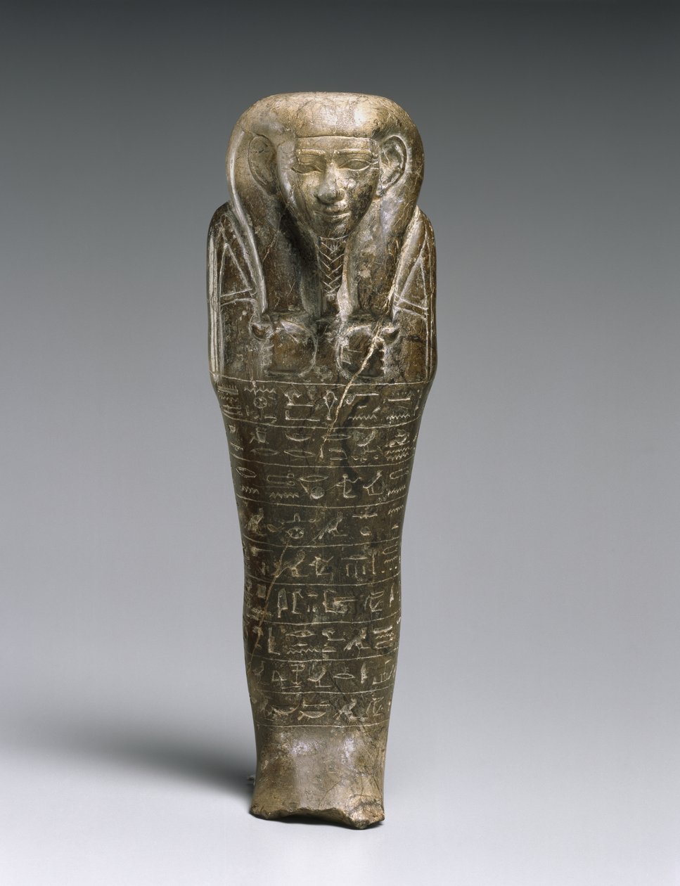 Shawabti av greven av Thebe, Montuemhat, från Asasif, Egypten (steatit) av Late Period Egyptian