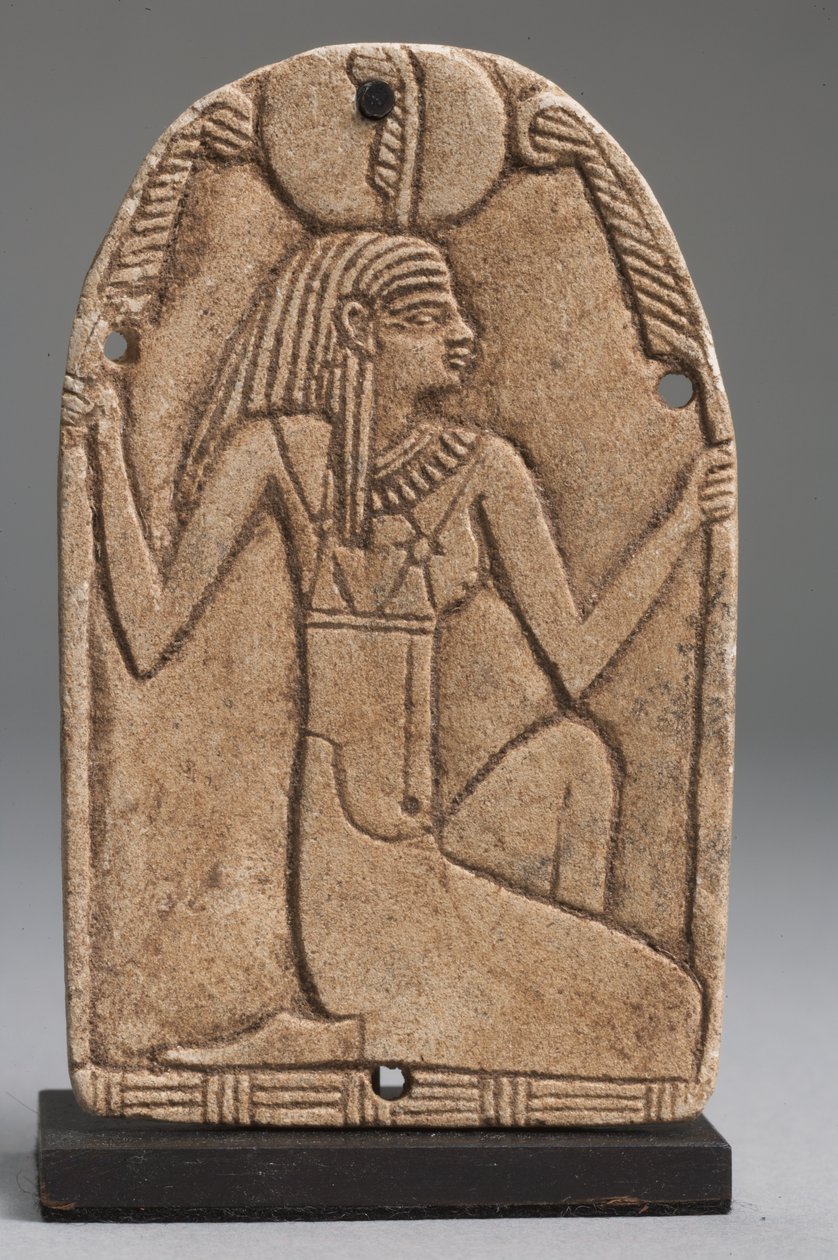 Plaque of Maat (fajans) (se även 325655, 325656 och 325658) av Late Period Egyptian