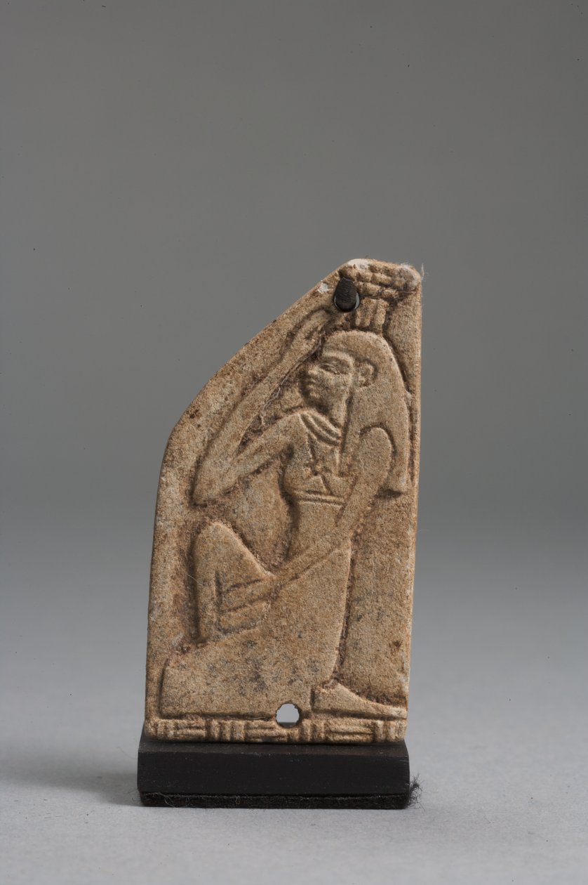 Plaque of Nephthys (fajans) (se även 325655, 325657 och 325658) av Late Period Egyptian