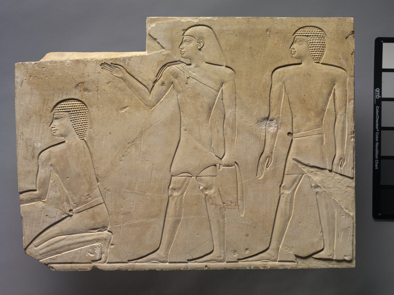 Präster som utför begravningsriter, c.667-647 f.Kr av Late Period Egyptian