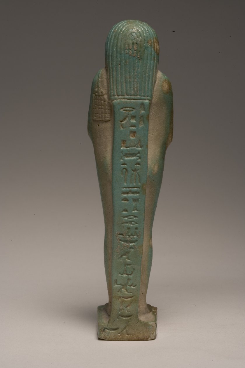 Shabti-figur för Padineith (fajans) (se även 247998) av Late Period Egyptian