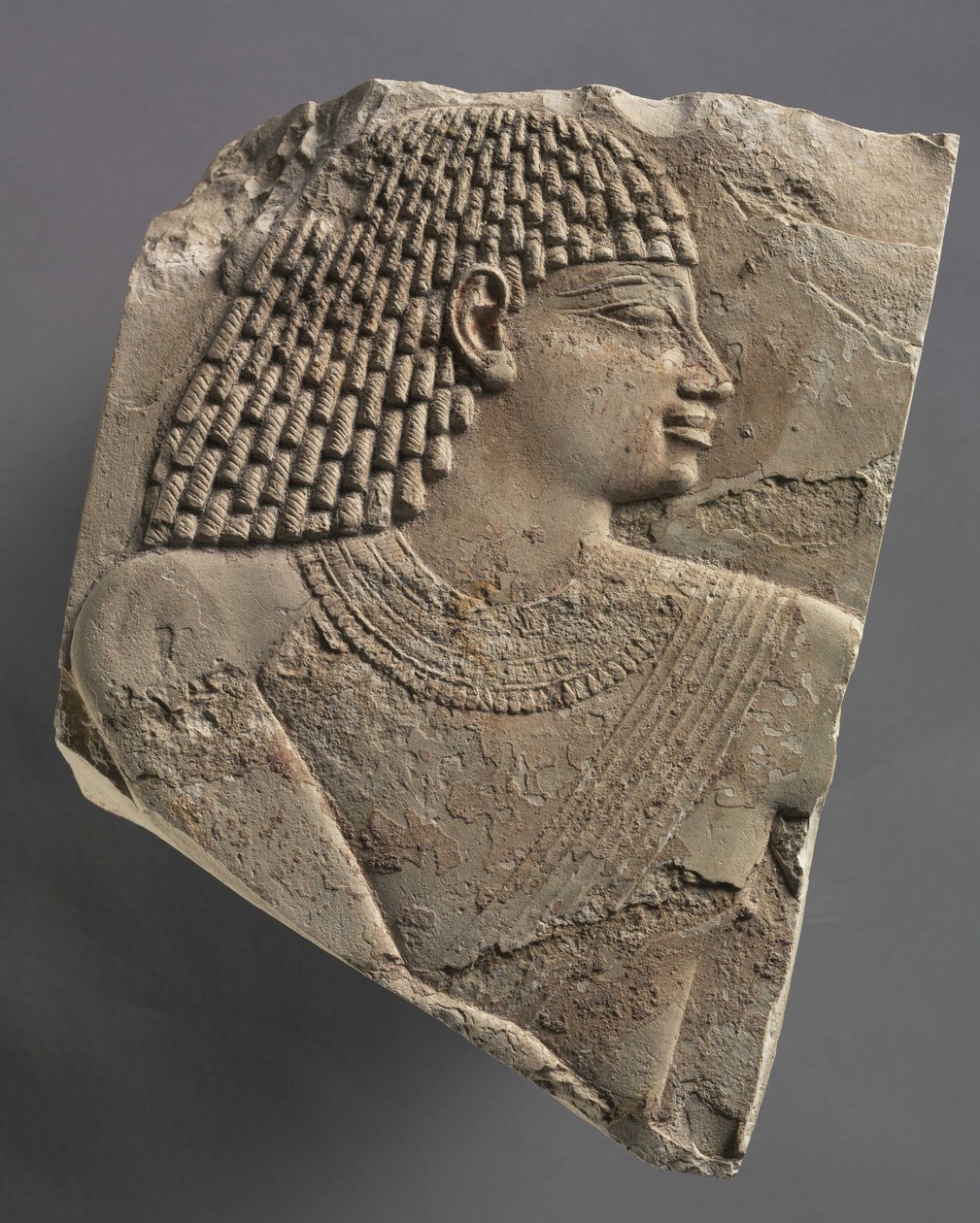 Litet huvud av en man, c.667-647 f.Kr av Late Period Egyptian