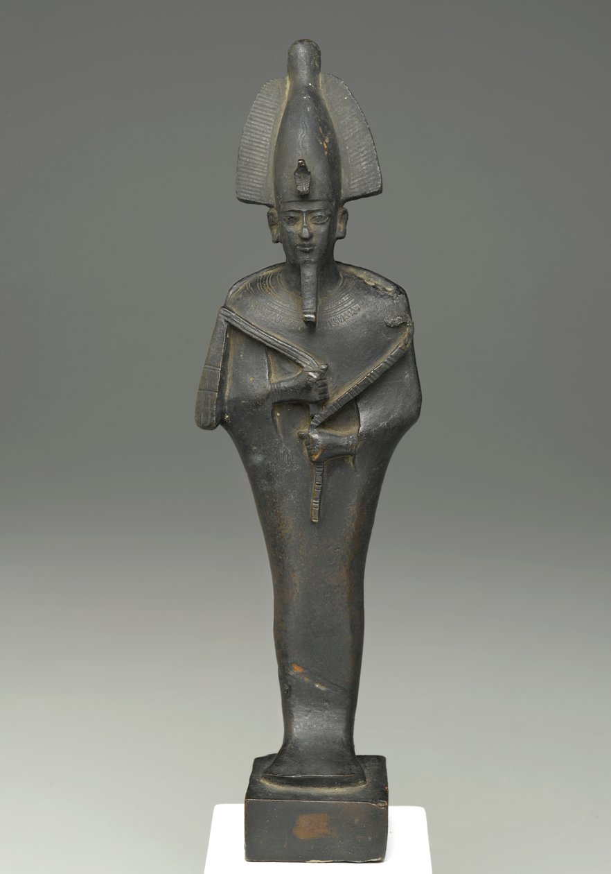 Stående mummiform av Osiris, 664-332 f.Kr. (brons) av Late Period Egyptian