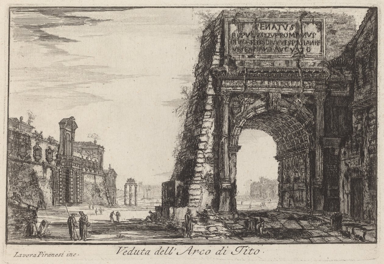 Titusbågen av Laura Piranesi after Giovanni Battista Piranesi