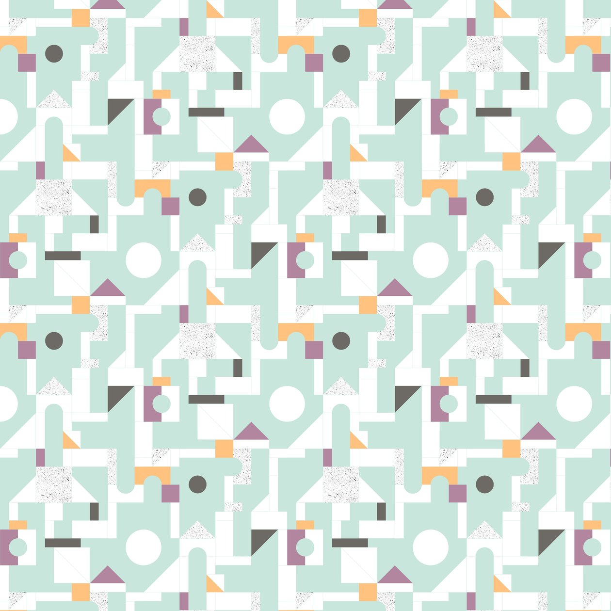 Byggstenar - blå, 2013 (blandteknik) av Laurence Lavallee