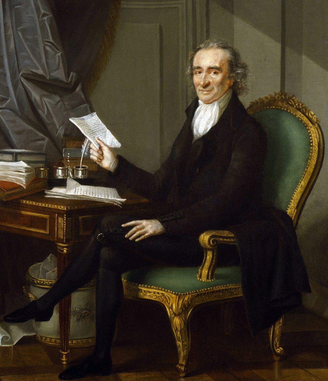 Portrait of Thomas Paine av Laurent Dabos