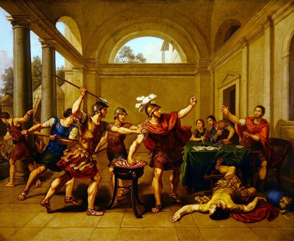 Mucius Scaevola, före 1802 av Laurent Pecheux