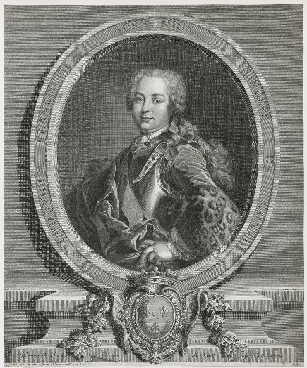 Laurent Cars - Louis François de Bourbon, prins av Conti av Laurent Cars