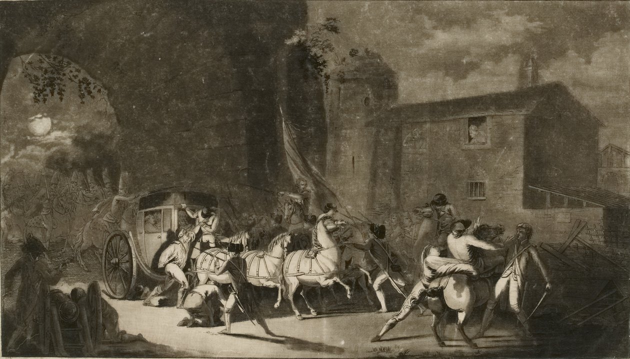 Flykt med avsikt eller mened av Ludvig XVI av Laurent Guyot