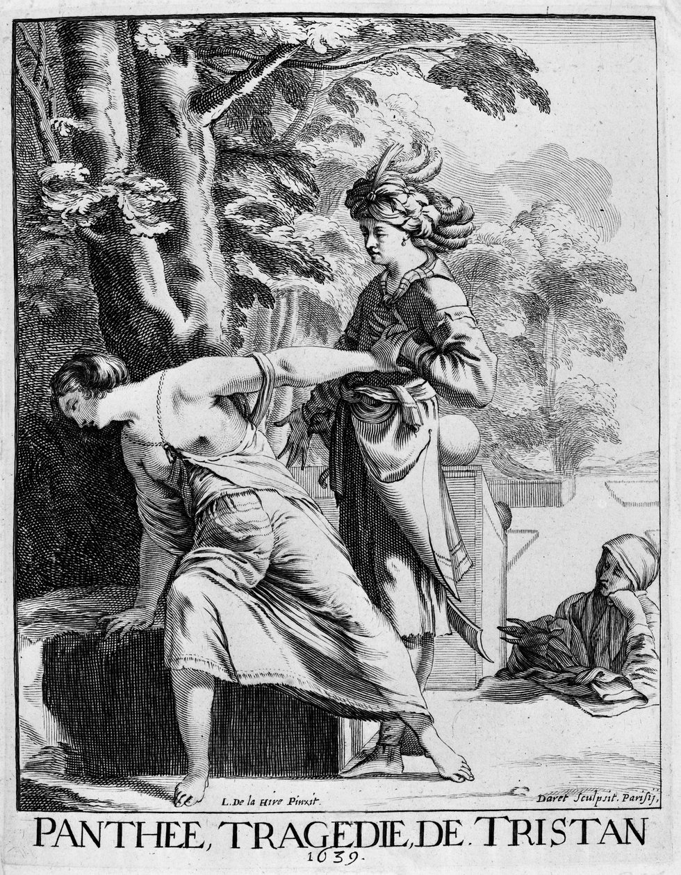 Araspe förklarar sin passion för Panthee - Panthee, tragedi av Francois l