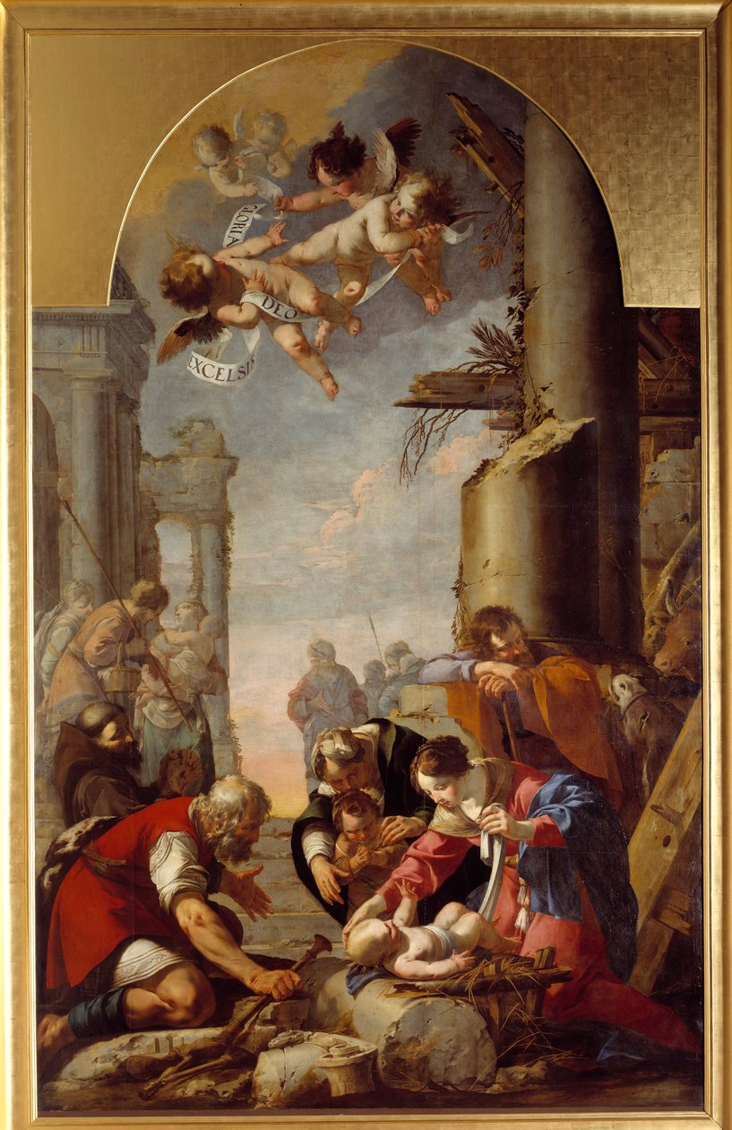 Herdarnas tillbedjan målning av Laurent de la Hyre (Laurent de la Hire av Laurent de la Hyre