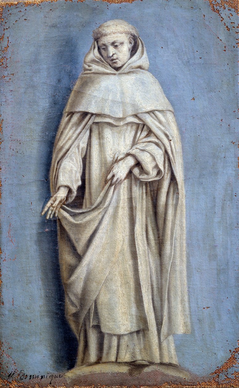 Saint Dominique Målning på duk av Laurent de La Hyre (1606-1656) 1600-talets sön. 0,36 x 0,22 m Paris. Louvren av Laurent de la Hyre
