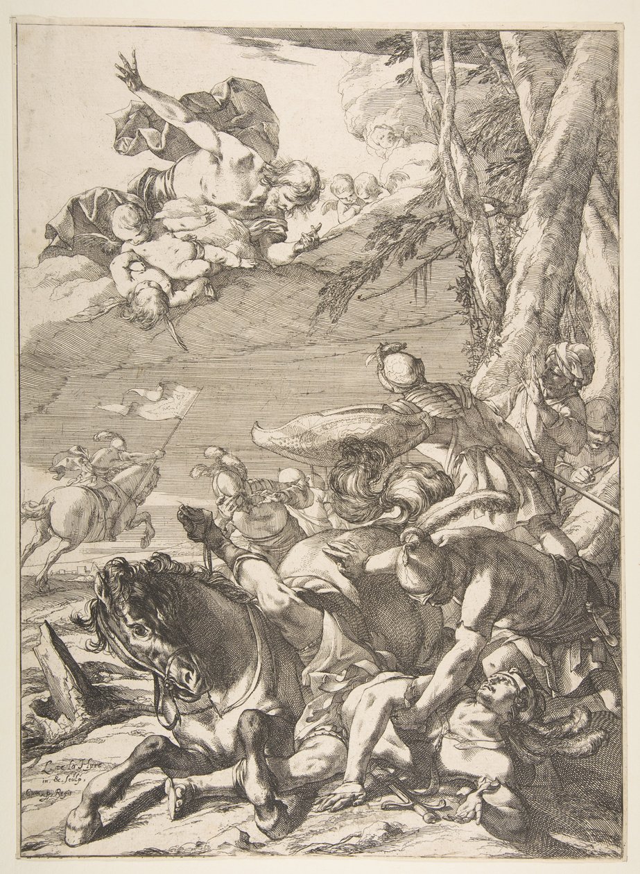 Omvandling av St. Paul, ca. 1637. av Laurent de la Hyre