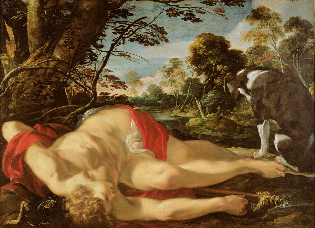 Död Adonis, ca 1624-28 av Laurent de la Hyre