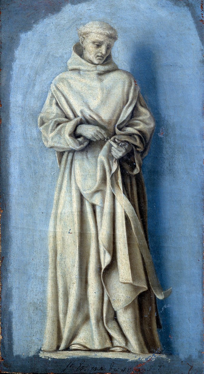 Saint Etienne de Grammont håller en ring i höger hand Camaieu-målning på duk av Laurent de La Hyre (1606-1656) 1600-talets sön. 0,35 x 0,19 m Paris. Louvren av Laurent de la Hyre