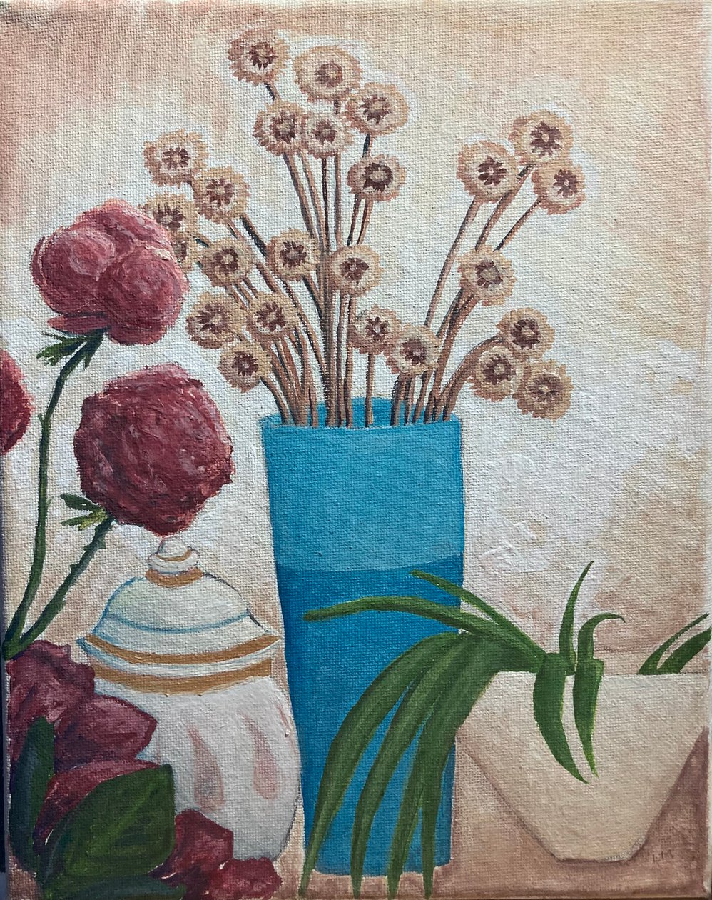 Still Light, ca 2019 (akryl på duk) av Laurie Michaels