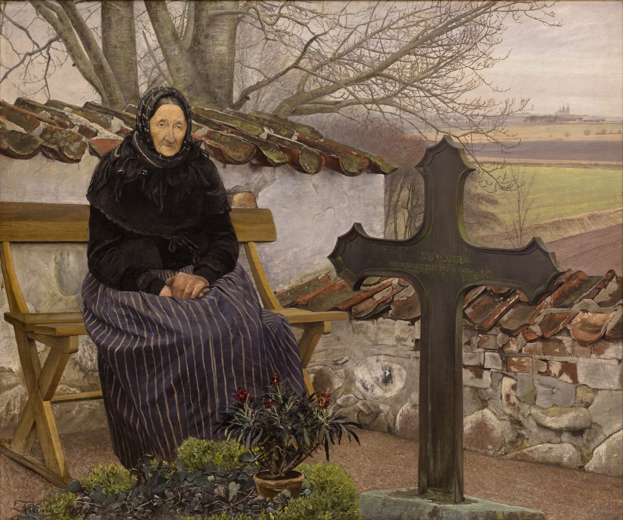 På kyrkogården i Fløng av Laurits Andersen Ring