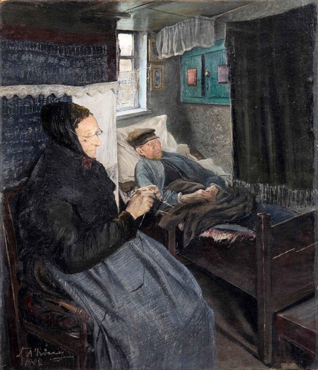 The sick man av Laurits Andersen Ring