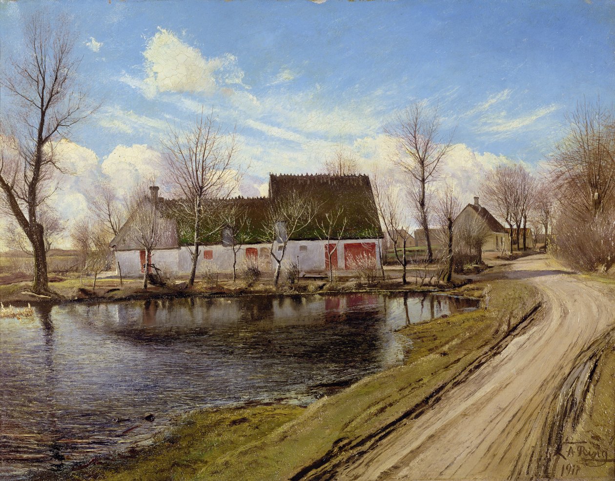 Bondgårdar i Baldersbronde av Laurits Andersen Ring
