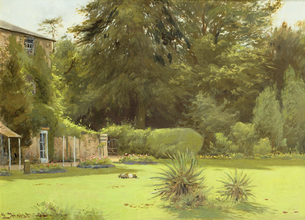 En Summers Lawn av Laurits Bernard Holst