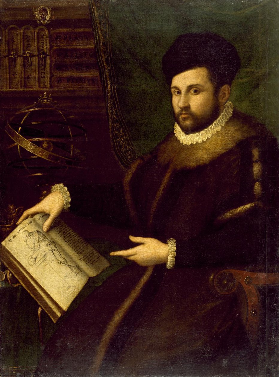 Italiensk läkare och läkare Girolamo Mercuriali av Lavinia Fontana