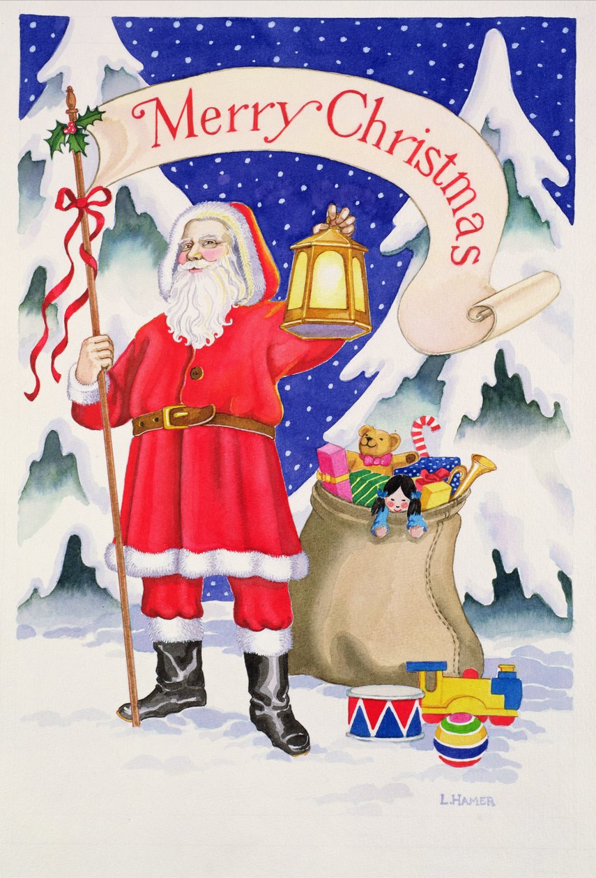 God Jul (wc på papper) av Lavinia Hamer