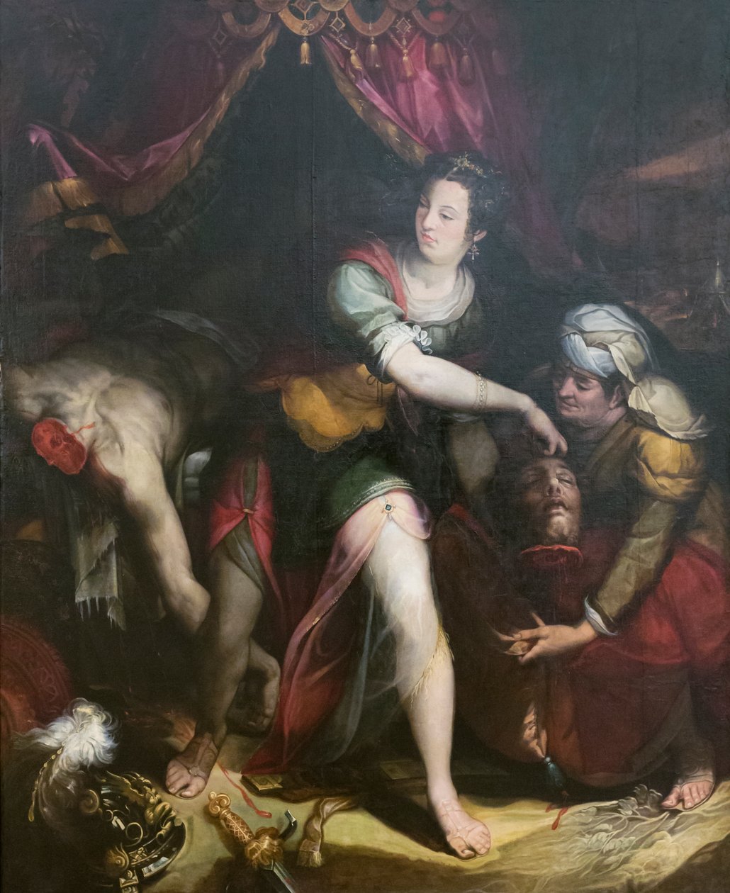 Judith och Holofernes, Lavinia Fontana (olja på duk) av Lavinia Fontana