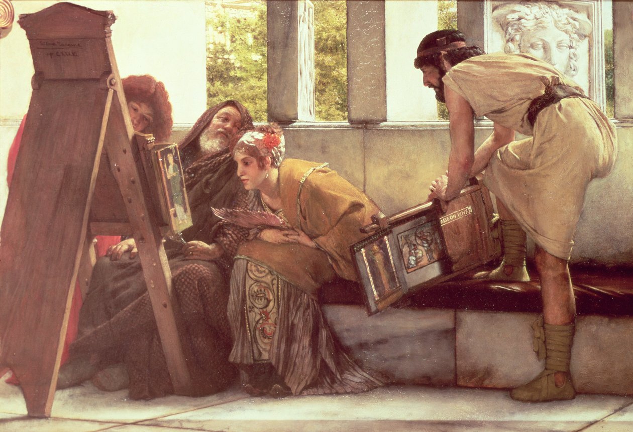 En romersk studio av Lawrence Alma-Tadema
