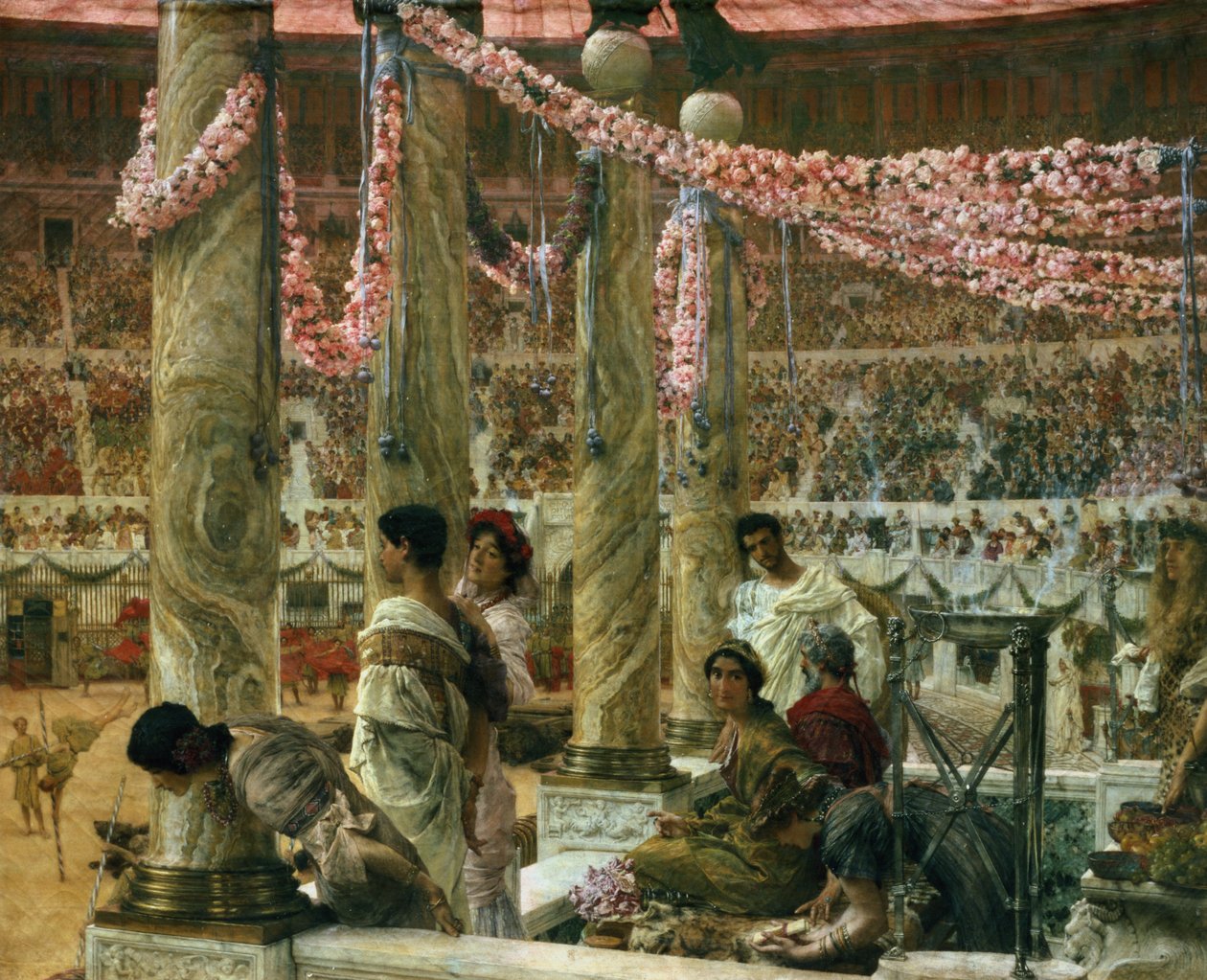 Caracalla och Geta, 1907 av Lawrence Alma Tadema